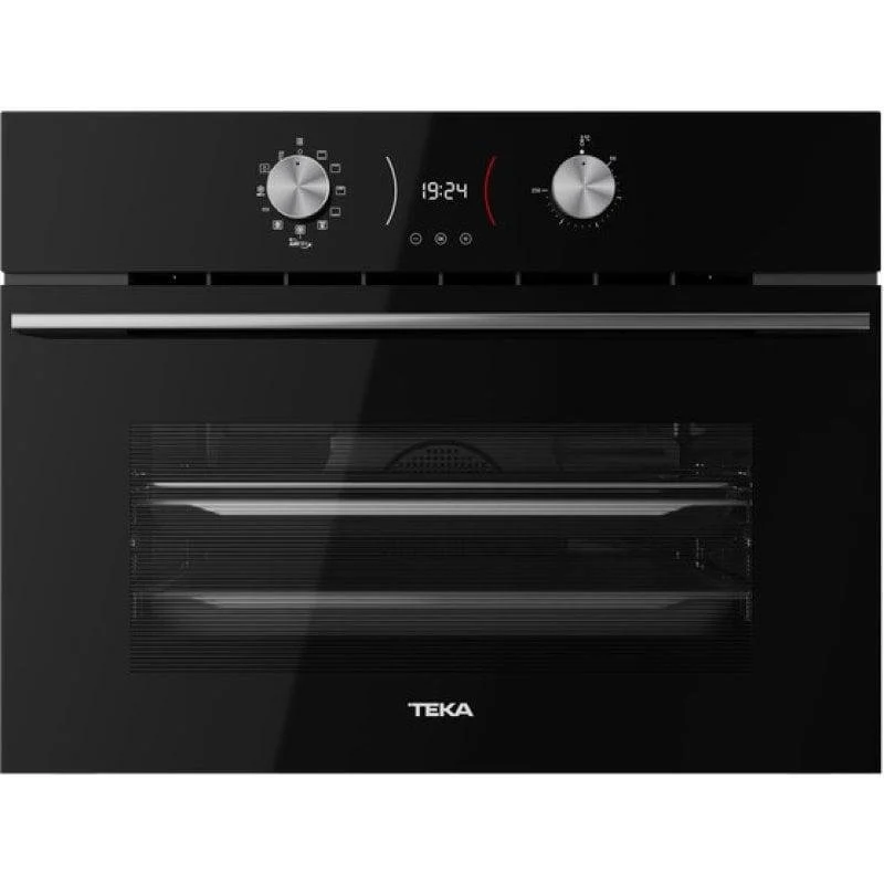 Detalle de Horno compacto Teka AirFry HLC 8406 BK 45L: eficiencia A+ y limpieza hidrolítica