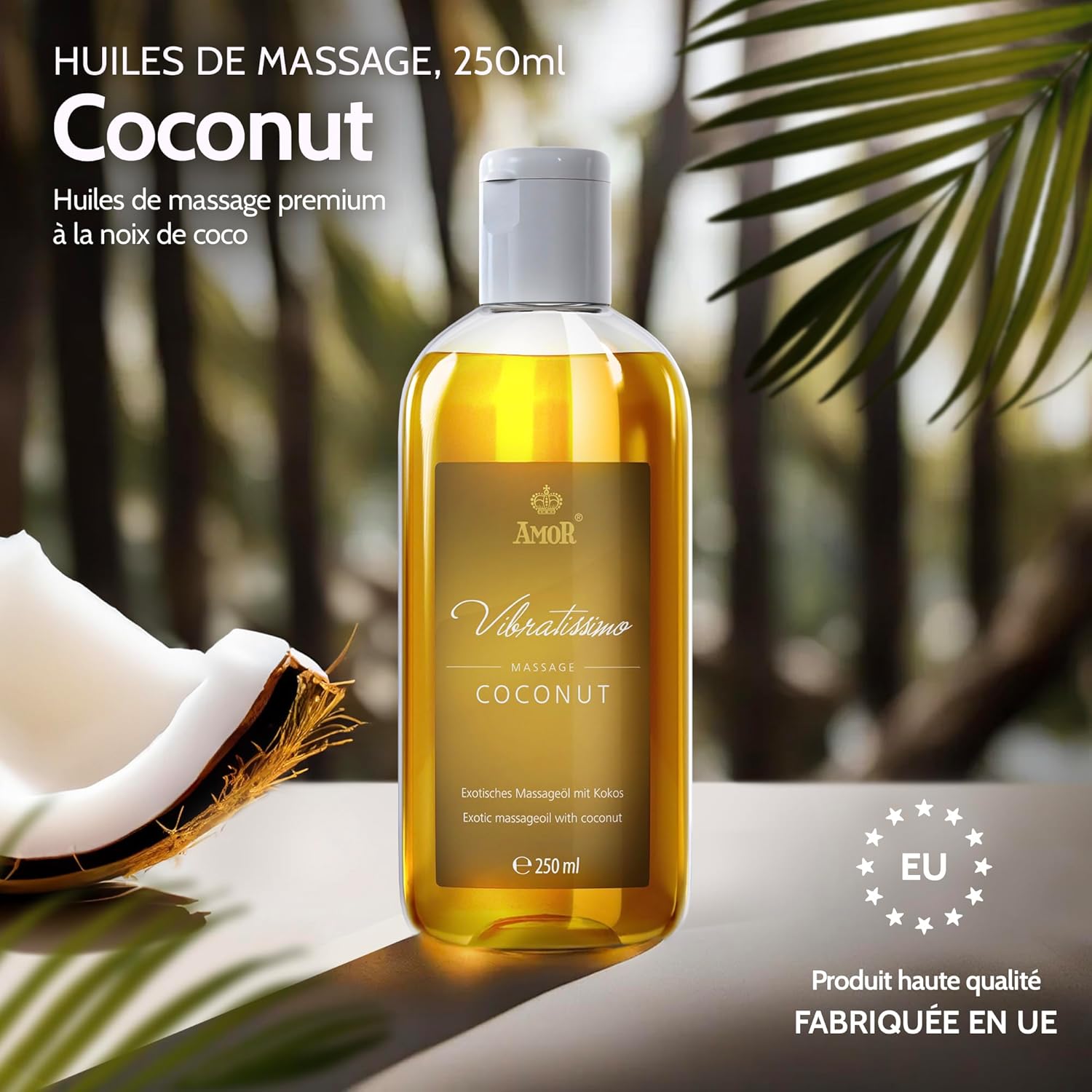 Thumbnail 1 de Vibratissimo Coconut huile de massage 250 ml