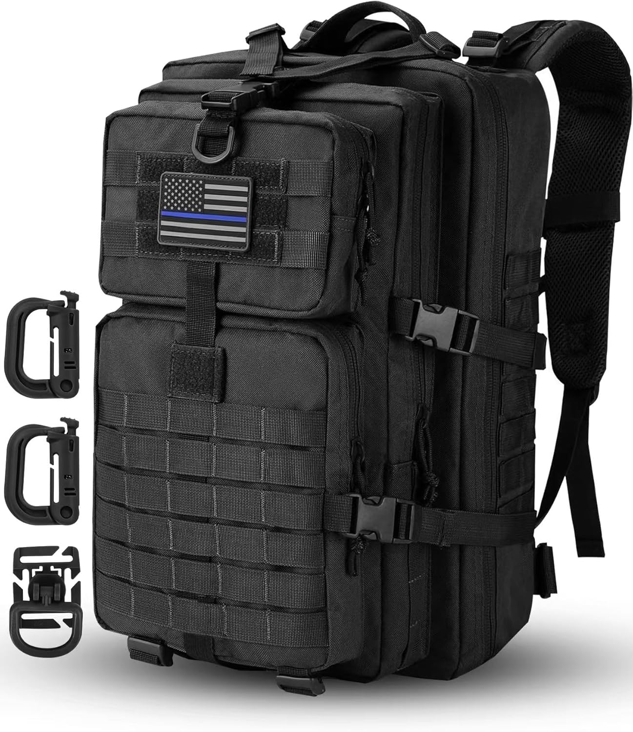 Detalle de Hannibal Tactical Militär Taktischer Rucksack Cooper 40L – Robuster Begleiter für Outdoor, Go-Bag und Alltag