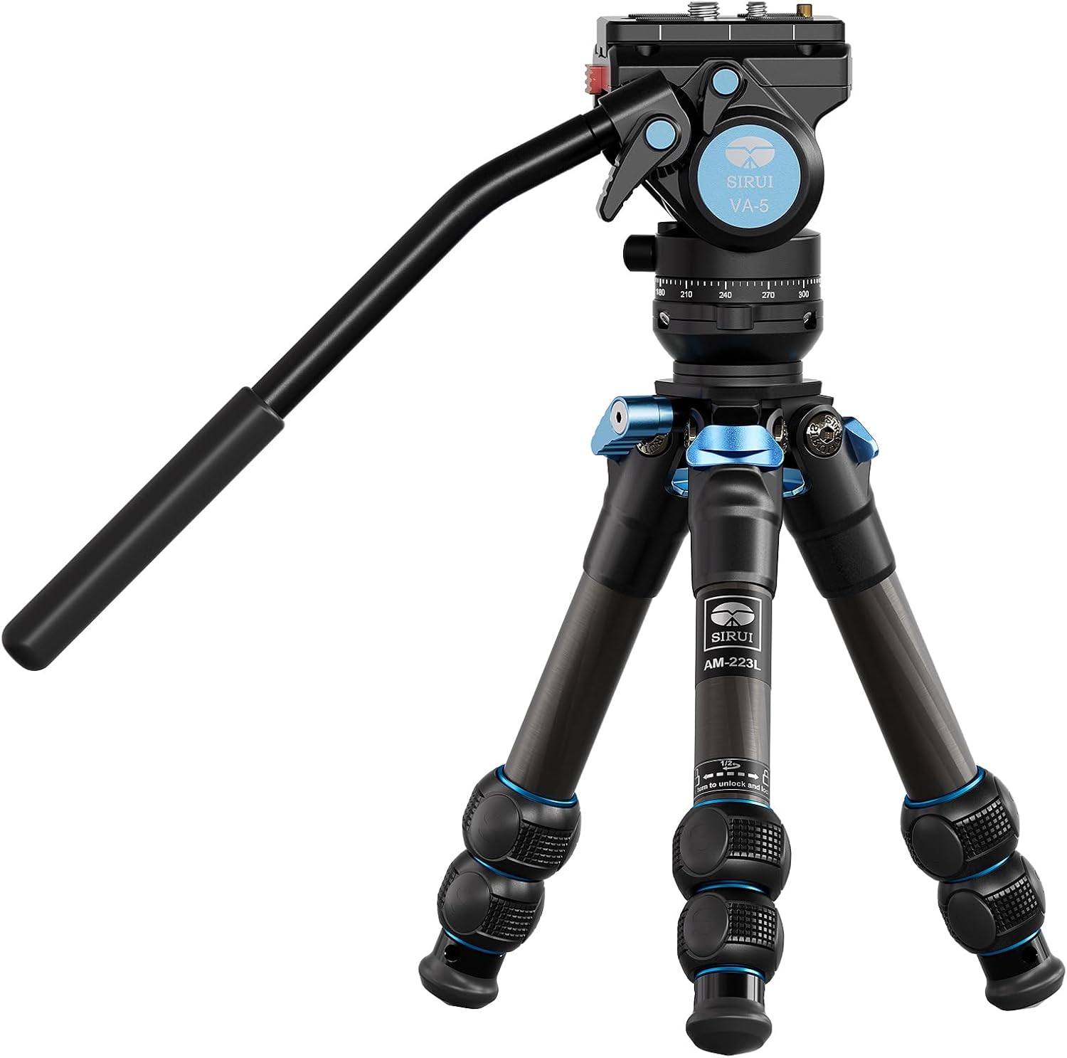 Detalle de SIRUI AM-223L+VA-5 Tischstativ 3 kg