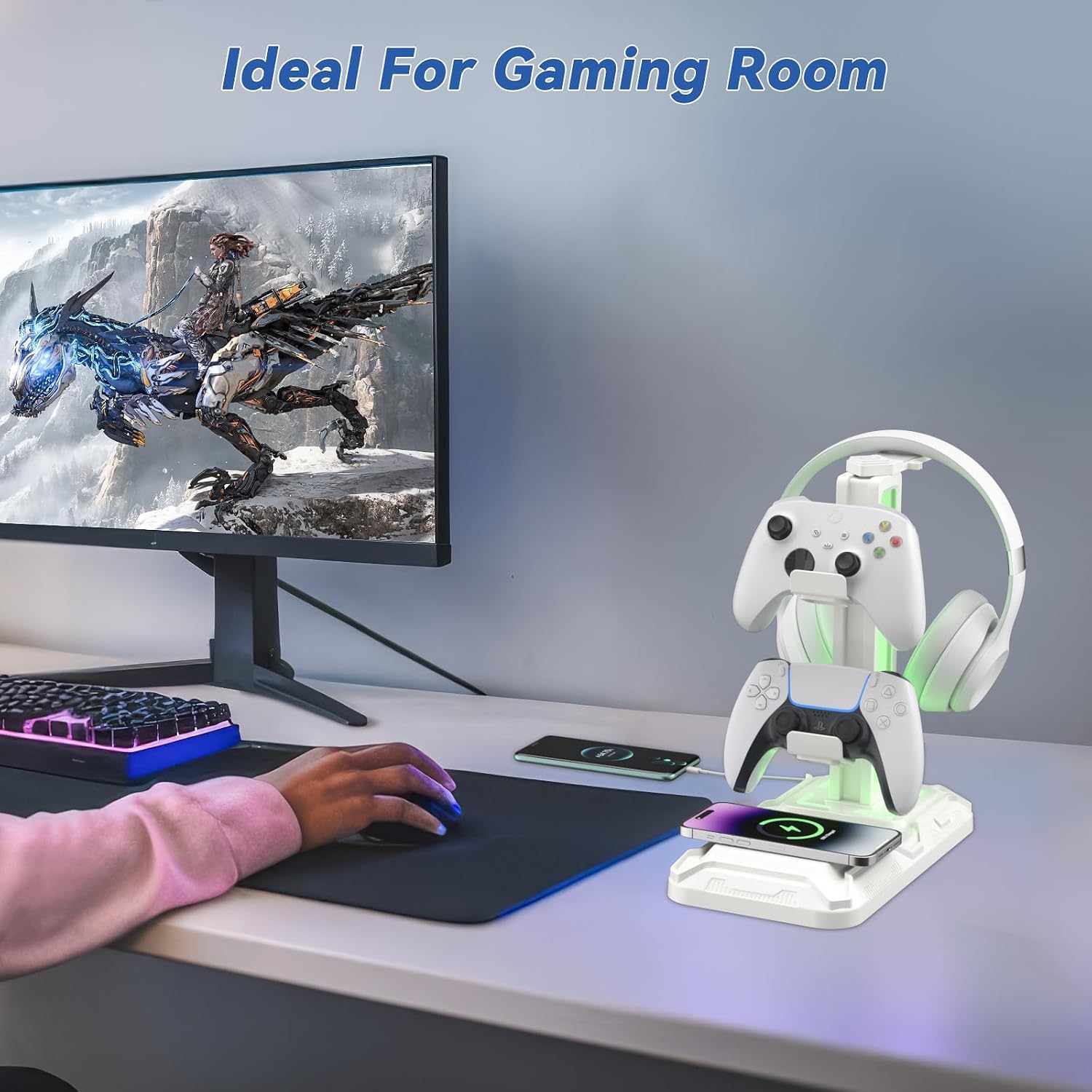 Thumbnail 6 de Gaming Headset Halterung mit Wireless Laden