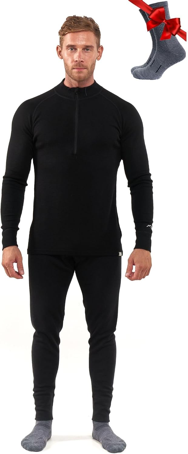 Thumbnail 5 de Merino.tech Merino Unterwäsche Set Herren 100% Merino + 1 Merinowollprodukte