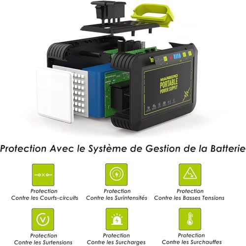 Thumbnail 5 de MARBERO Estación de Energía Portátil 88Wh ⚡ Camping y Viajes