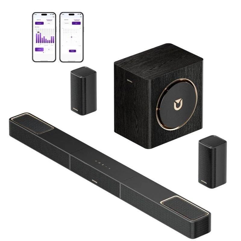 Detalle de Ultimea Skywave Barra de Sonido 5.1.2 ch 530W con Bluetooth 5.4 y Dolby Atmos