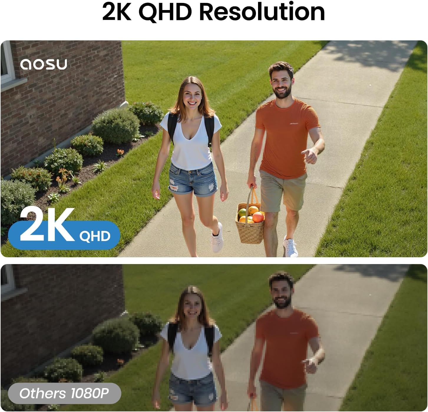 Thumbnail 6 de aosu 2K Security Camera Outdoor Wireless, 2-Cam Kit with aosuBase (Solar-Powered, No Monthly Fee, Local 32GB Storage)