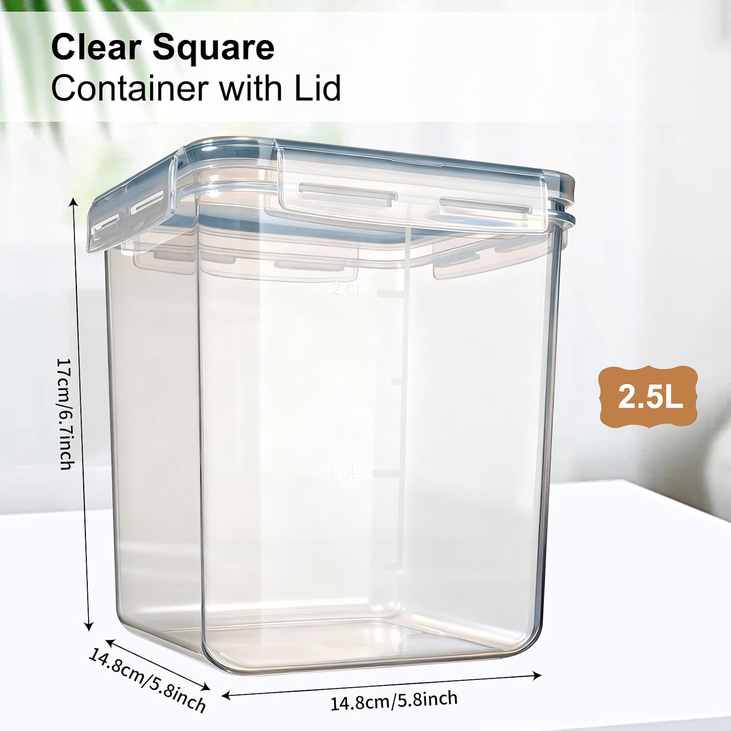 Detalle 2 de Cozary 2,5L Contenitori Ermetici Alimentari