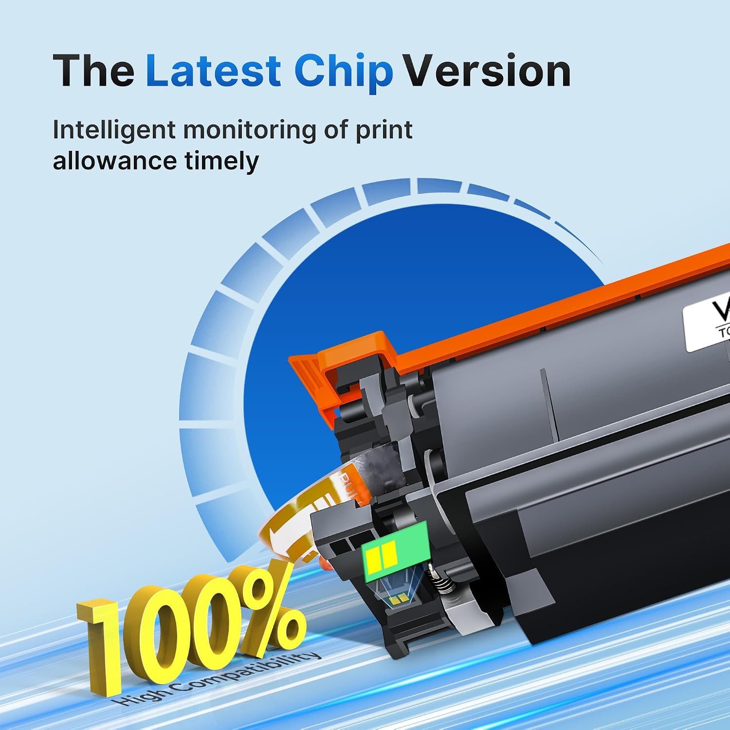 Detalle 1 de Valuetoner 210A Toner Cartridge 4-Pack with Chip for HP 4301/4201 Series