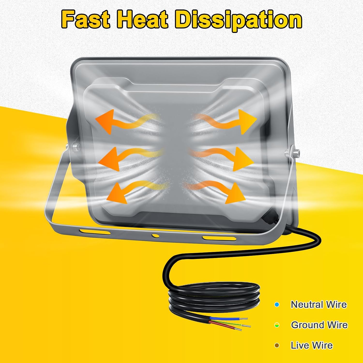 Thumbnail 6 de CREATESTAR Faretto LED da Esterno 50W – Faretti LED Esterni 6500K, 5000LM, IP66