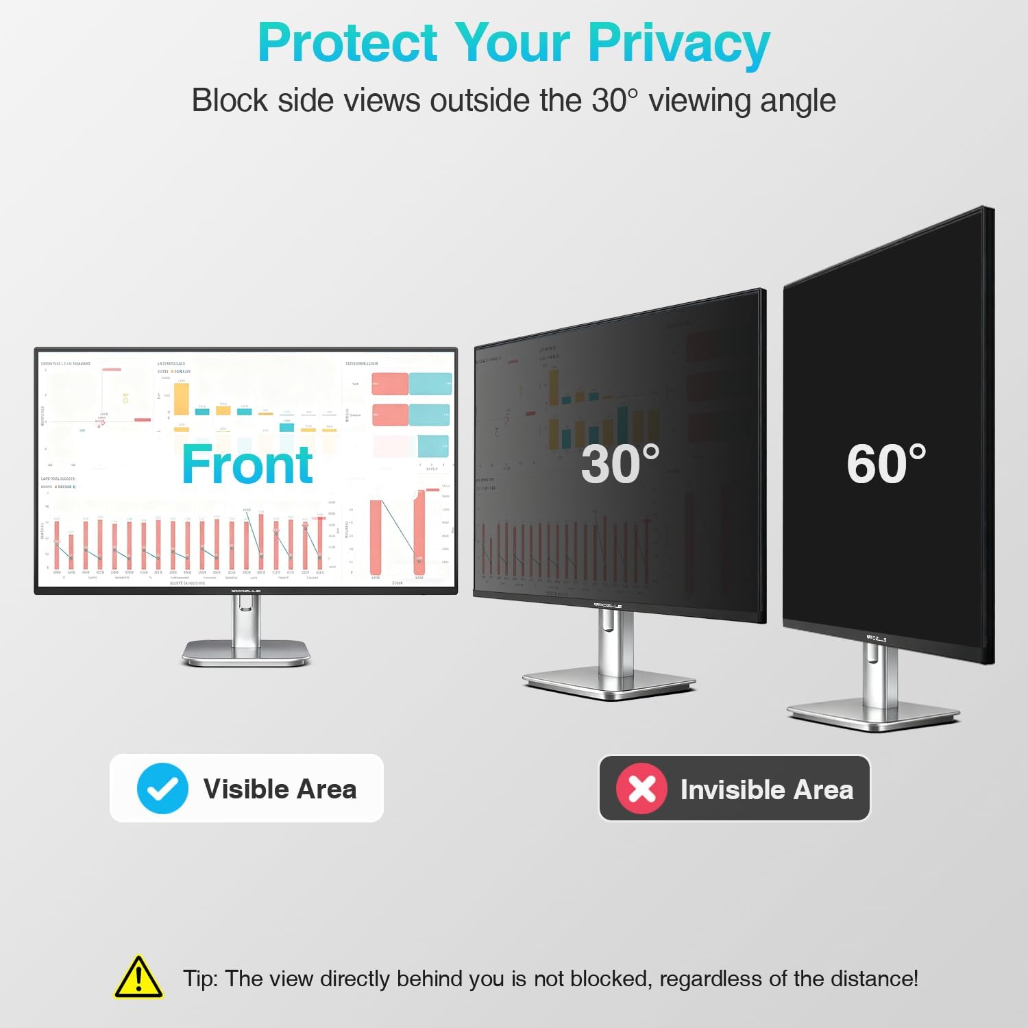 Thumbnail 2 de Pozlle 24-Inch Privacy Screen