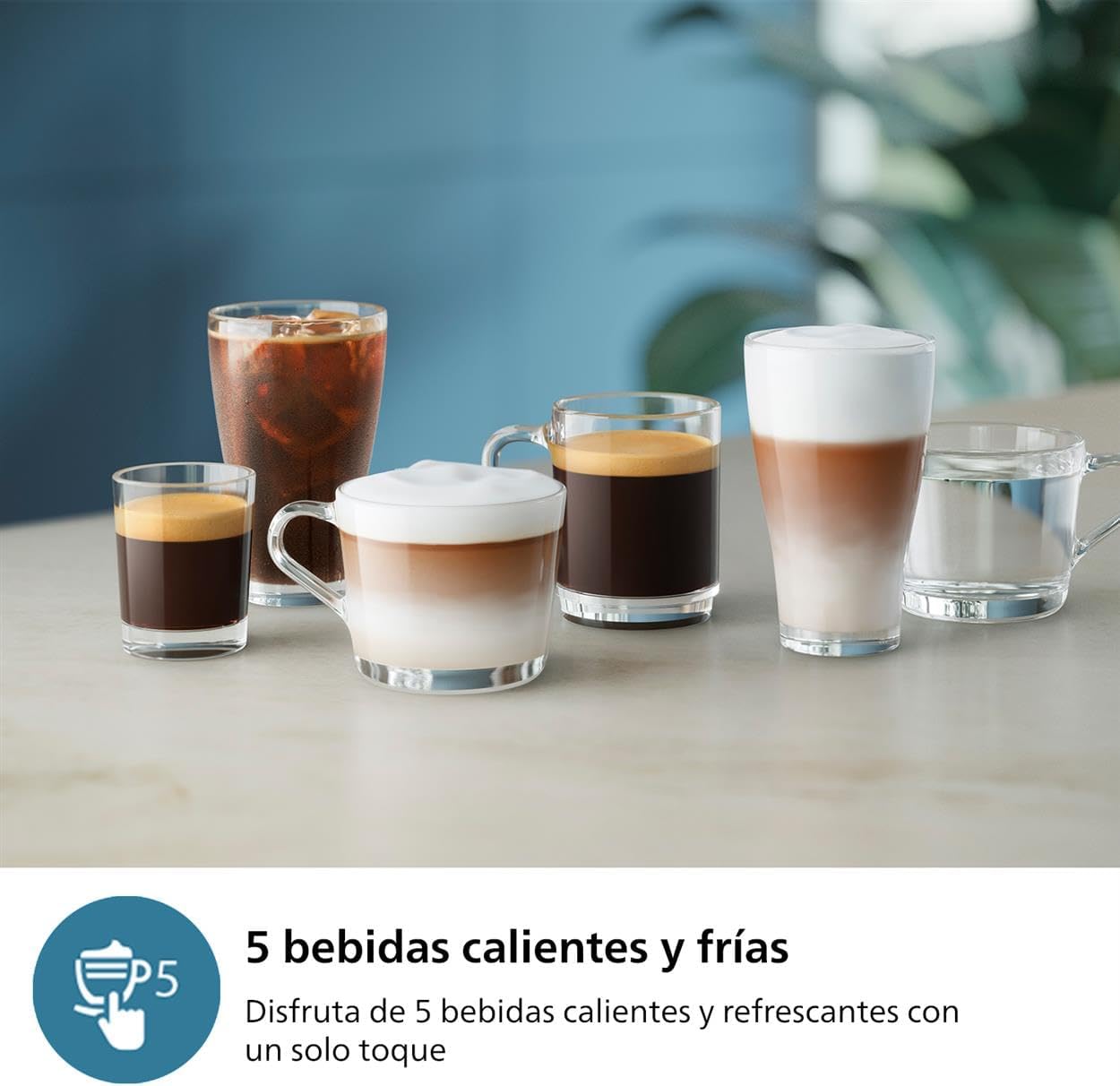 Detalle de Philips Series 3300 Cafetera Superautomática con Espumador