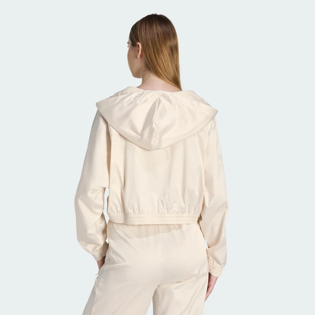 Thumbnail 1 de Sudadera con capucha Pearl Cropped Zip de Adidas