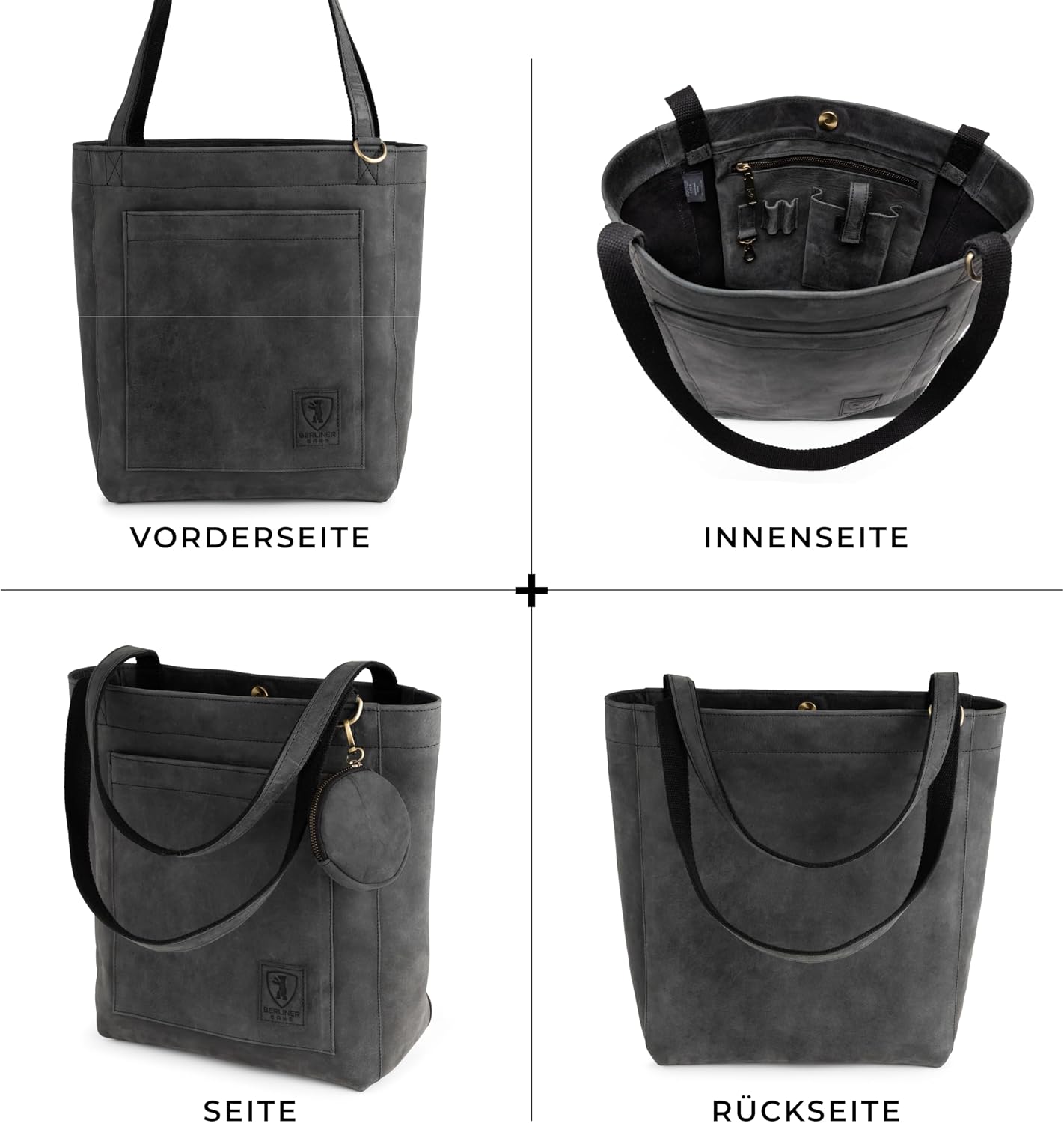 Detalle 2 de Berliner Bags Seville Vintage Shopper Tasche