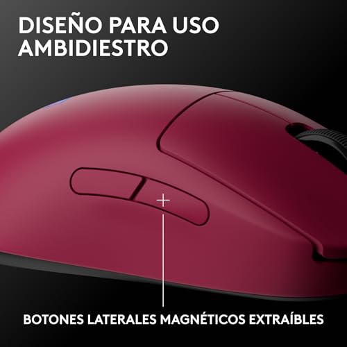 Detalle 2 de Logitech G PRO 2 ratón gaming 44.000 DPI rosa