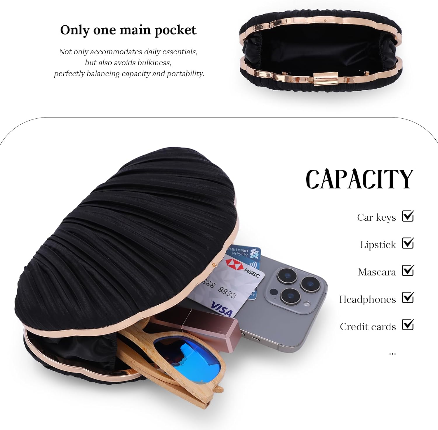 Thumbnail 5 de Fecialy Shell Shaped Clutch Purse