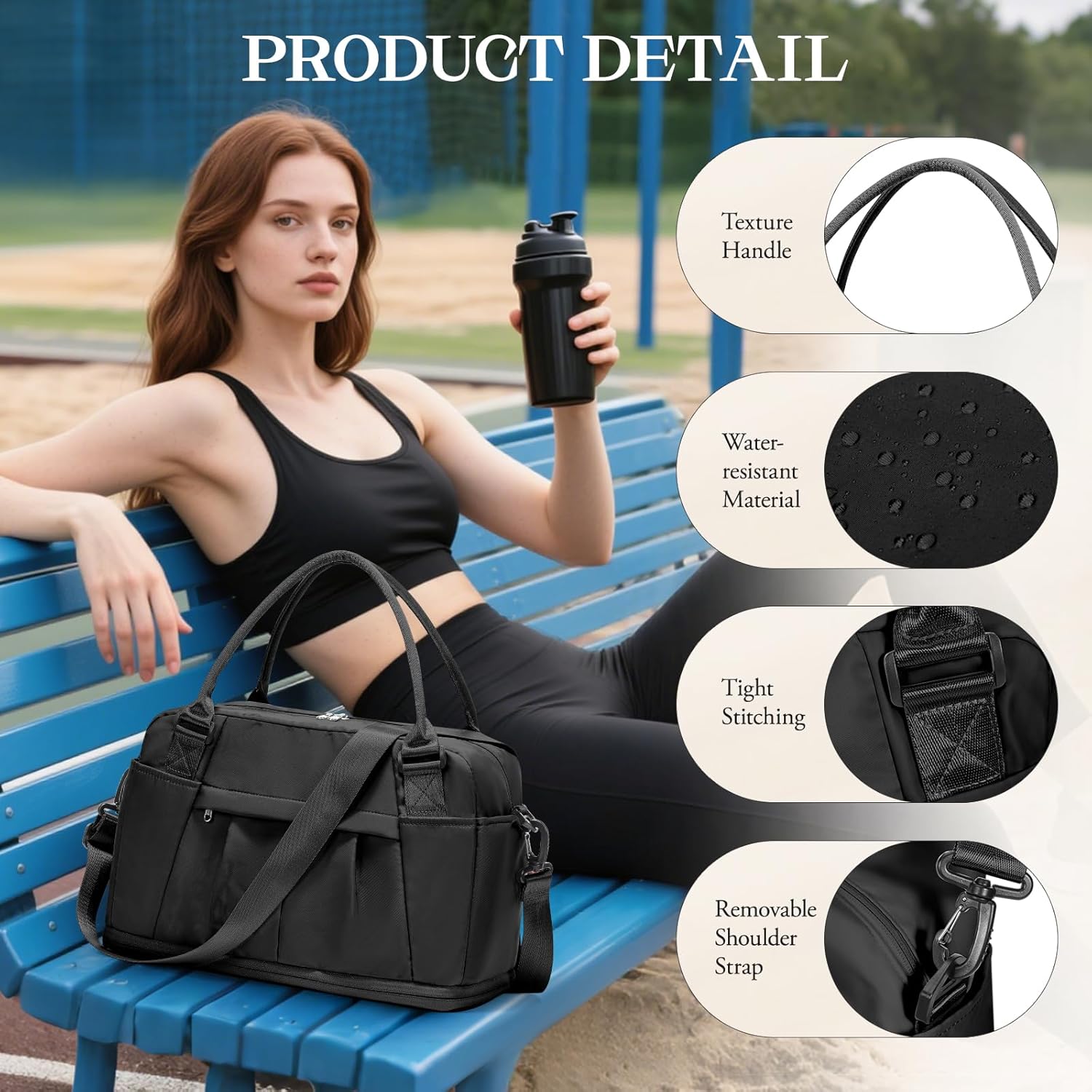 Thumbnail 5 de Ryanair Underseat Cabin Bag with Expansion, Wet Pocket and Shoe Compartment (40x30x20 cm)