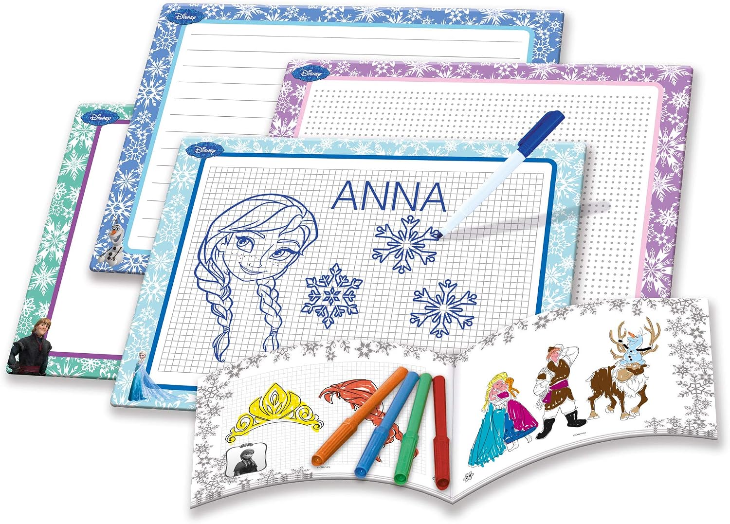 Detalle 2 de Disney Frozen Scuola di Disegno 47833 per bambini