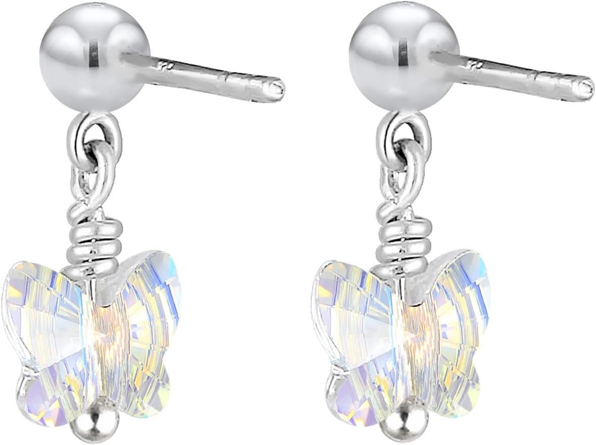 Thumbnail 3 de Elli Ohrringe Kinder Funkel Schmetterling 925 Silber