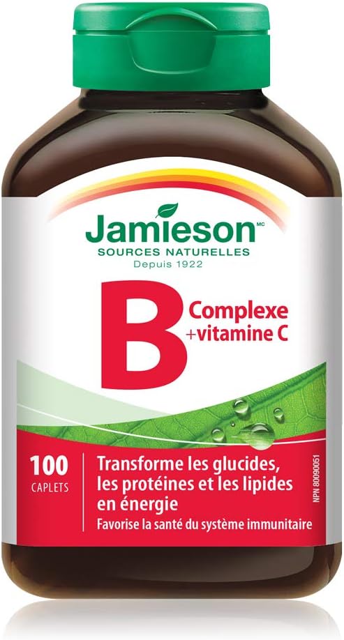 Detalle 2 de Jamieson 2015 B-Complex + Vitamin C, Folate, 100 Caplets