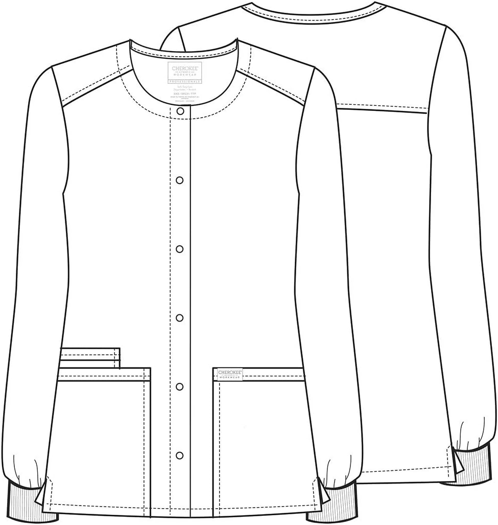 Detalle de Cherokee Women's Scrub Jacket WW340