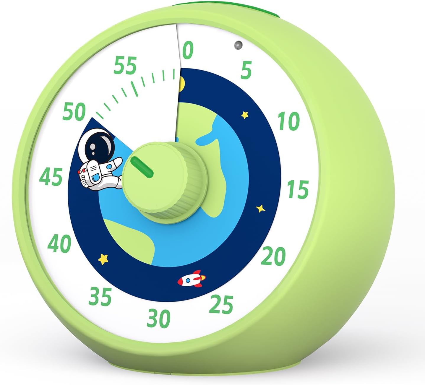 Detalle de Visual Timer for Kids – 60-Minute Rainbow Planet Desk Timer (Silent Operation)