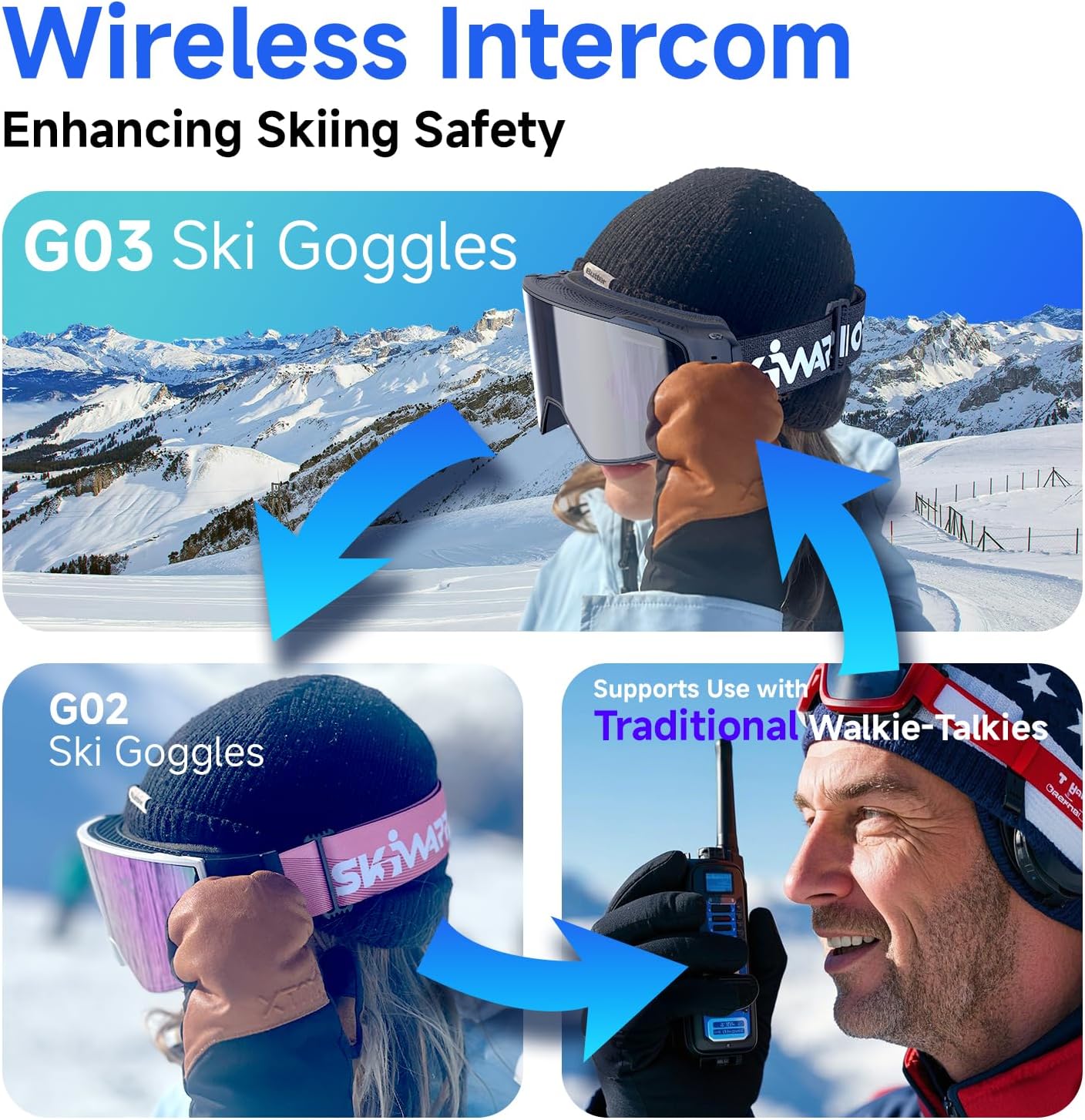 Detalle 2 de SKIWARRIOR G03 Smart Ski Goggles