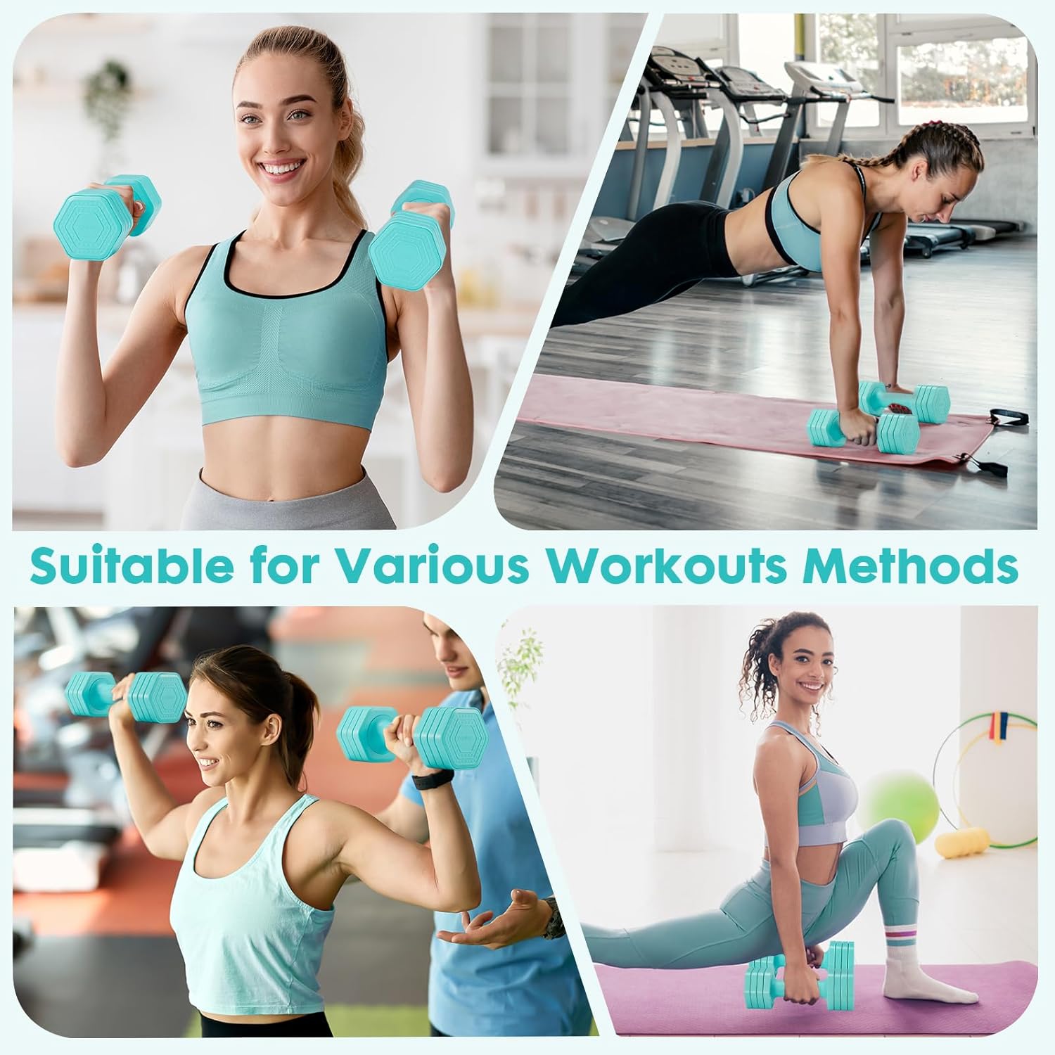 Thumbnail 1 de EQUIPRO Adjustable Dumbbell 2-5 lb 🏋️♀