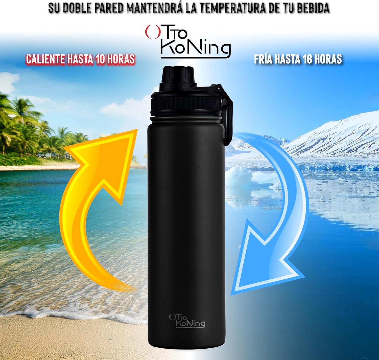 Thumbnail 6 de Otto Koning Botella Acero Inoxidable 750ml