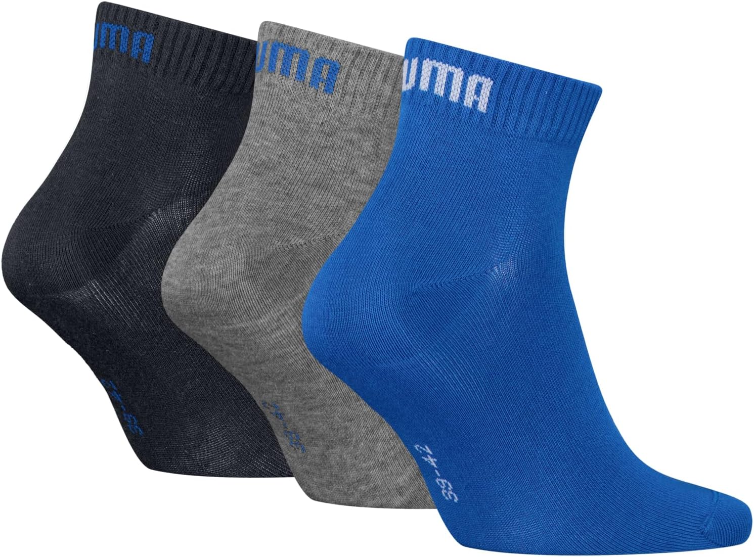Detalle de PUMA Unisex Quarter Socks 12-Pack – Practical, Everyday Performance