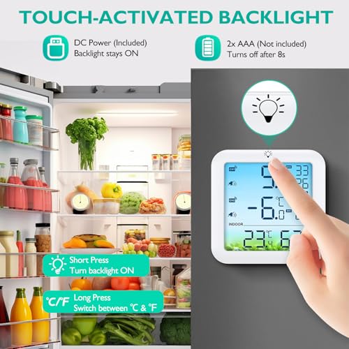 Thumbnail 5 de LUM9EX8 Wireless Fridge Freezer Thermometer with Alarm and Dual Sensors