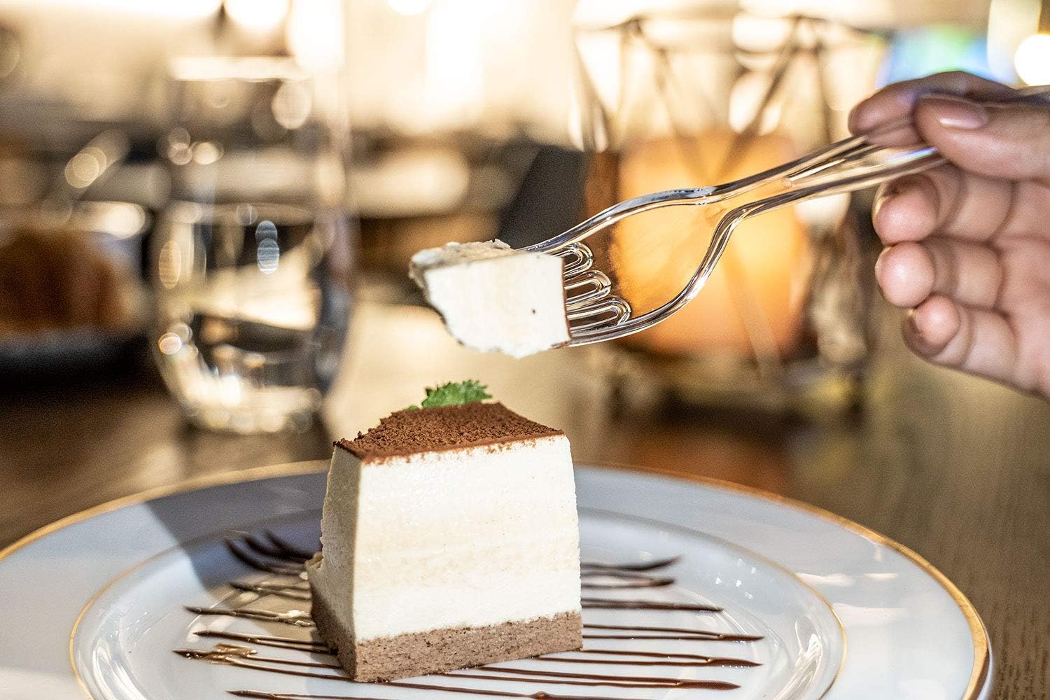 Thumbnail 5 de POSATE Heavy Weight Plastic Forks (Clear Disposable), 100 Count