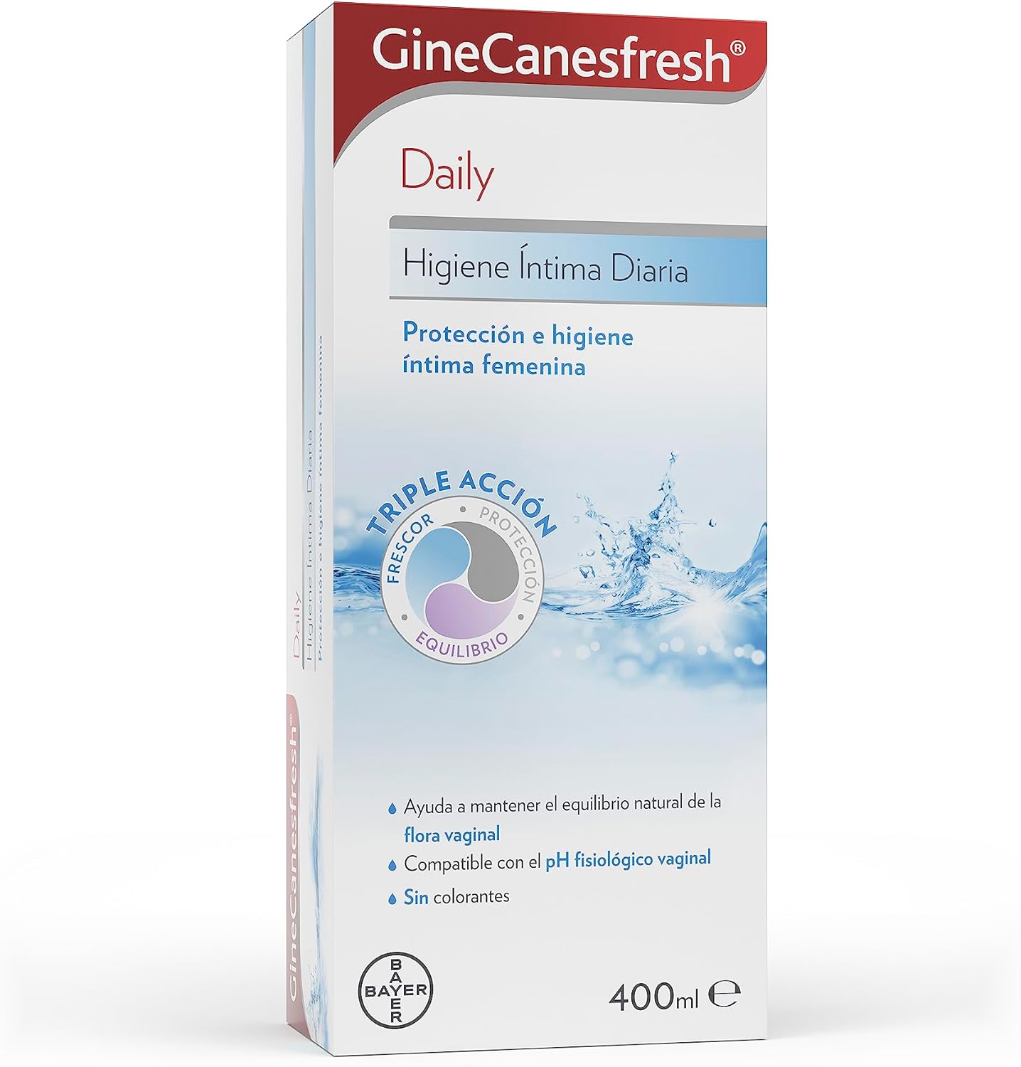 Detalle de GineCanesfresh Gel Higiene Íntima Diaria 💧 Con Flor de Loto