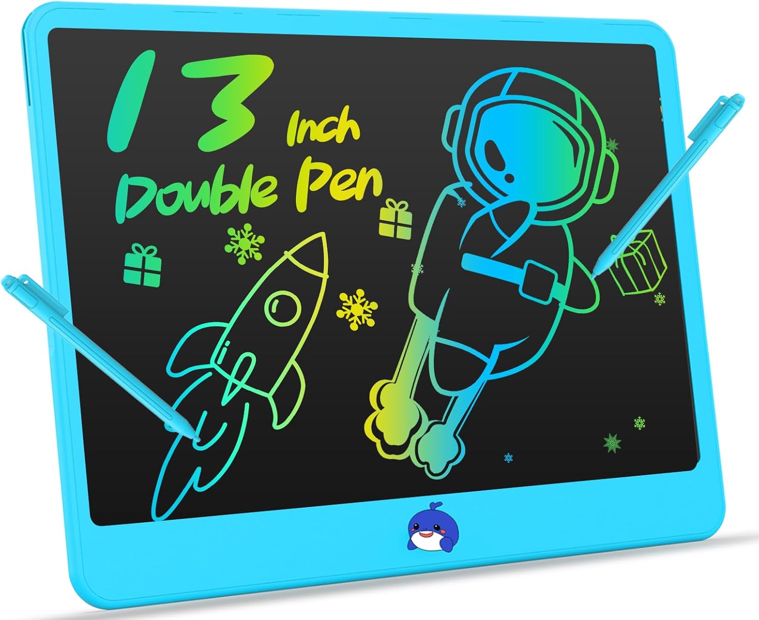 LEYAOYAO Tavoletta Grafica per Bambini 13'' a Doppia Penna - Blu