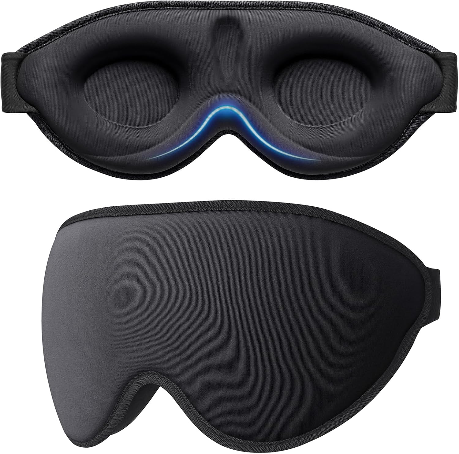 Detalle de Gritin 100% Light Blocking Sleep Mask, Zero Pressure ๐ด