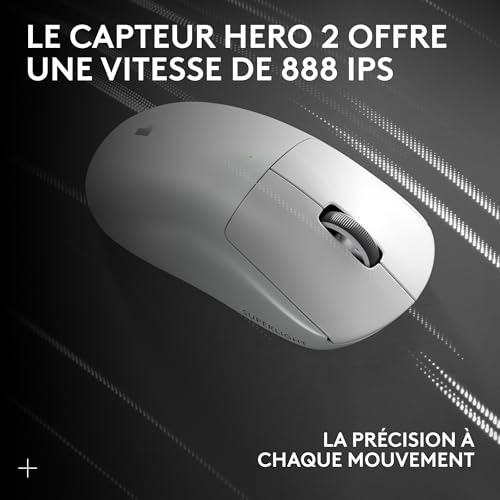 Thumbnail 11 de Logitech G PRO X SUPERLIGHT 2 — Souris gaming sans fil 60 g, HERO 2, 44 000 DPI, 8 kHz, USB-C