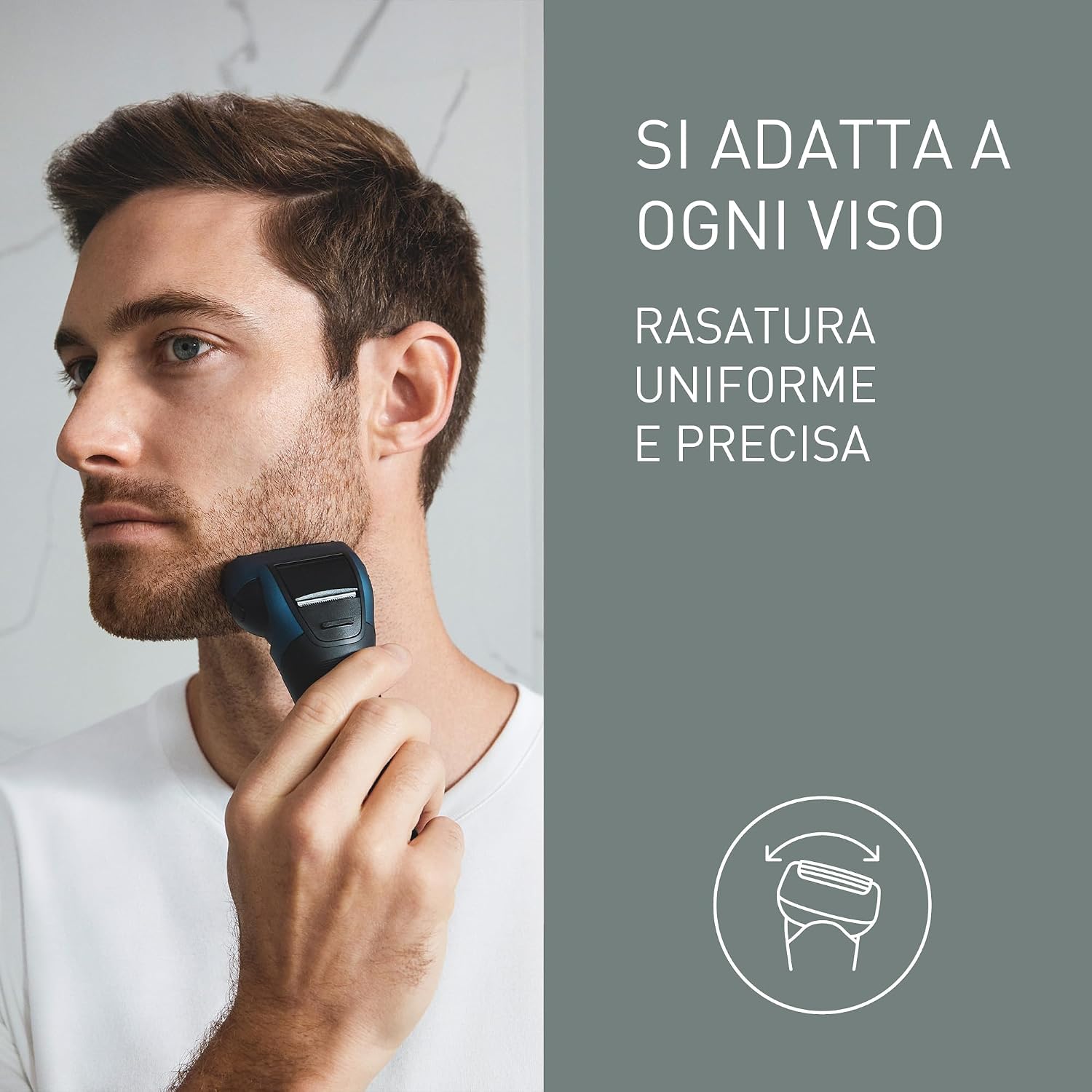 Thumbnail 4 de Panasonic Series 700 ES-ALT4B rasoio elettrico da uomo Wet & Dry con 3 lame e sensore barba