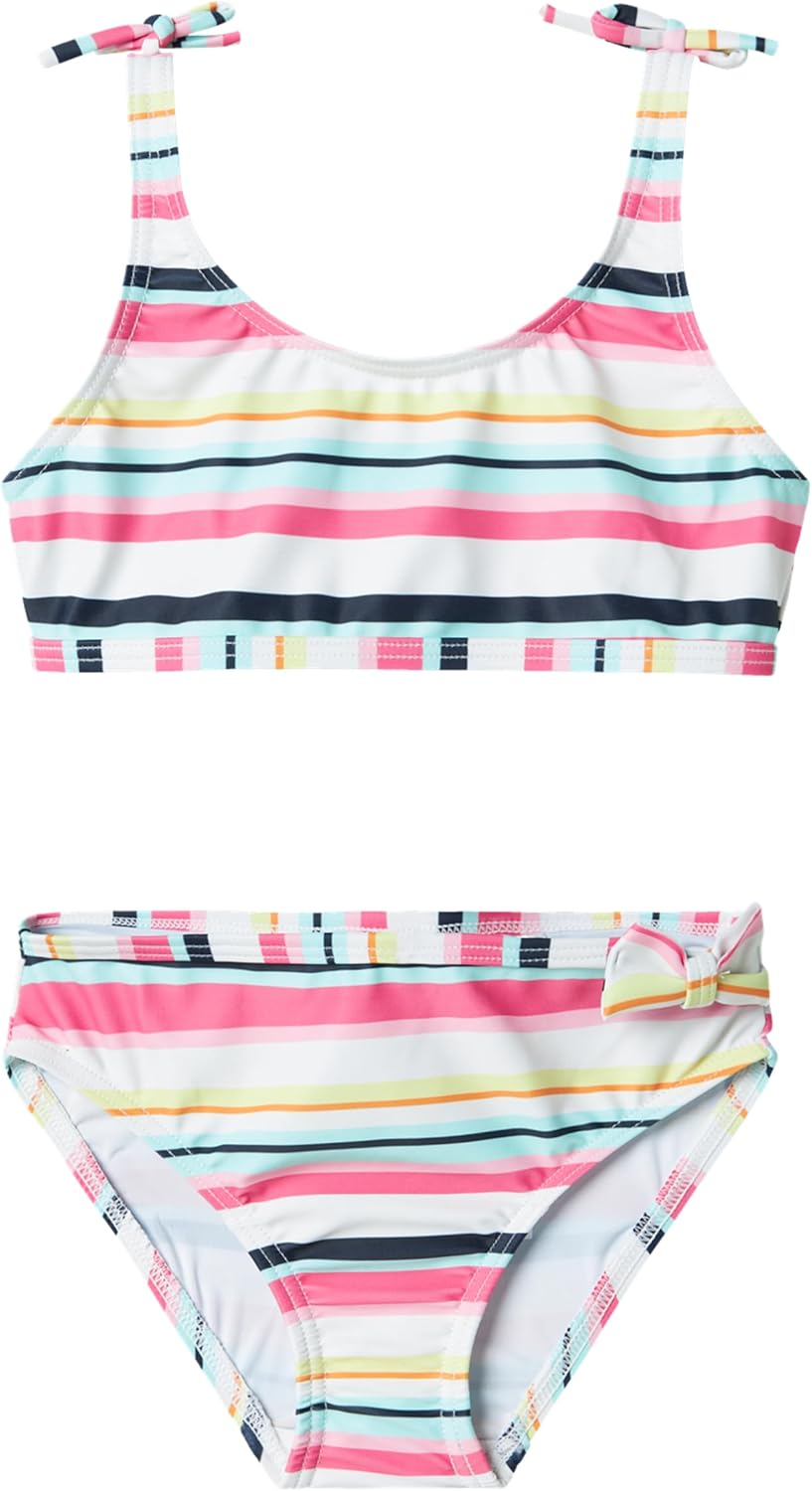 Detalle de Name It Mädchen Bikini Box Nmfzanne – 1er Pack: Bademode für Kleinkinder