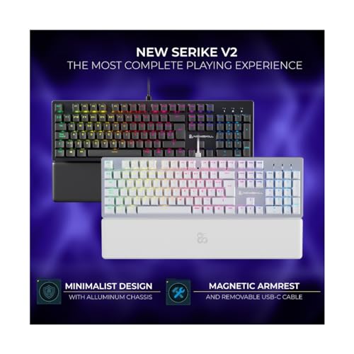Thumbnail 1 de NEWSKILL Serike V2 Teclado mecánico Full Layout RGB con switches Hot-Swap