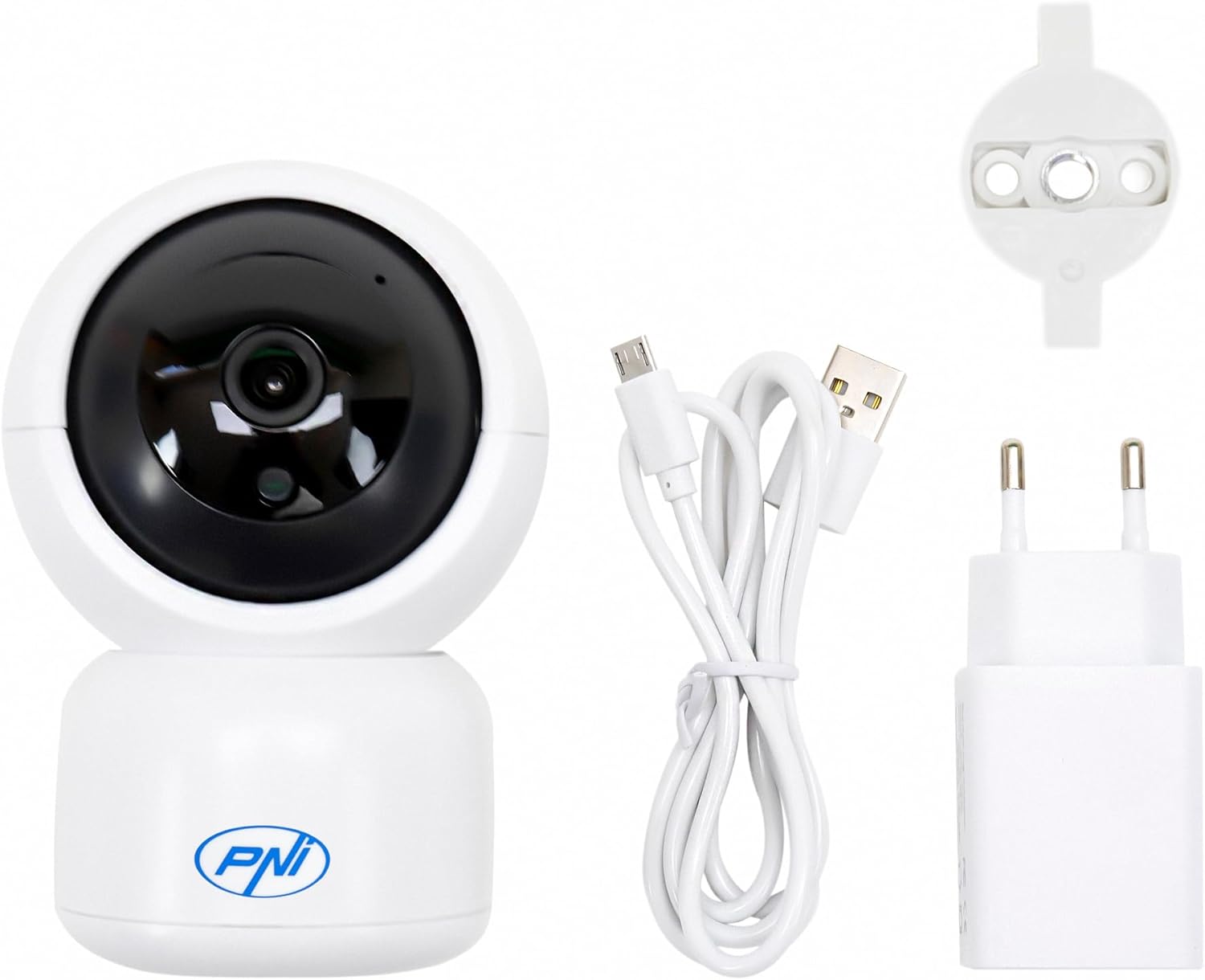 Thumbnail 4 de PNI IP390T Telecamera di videosorveglianza 1080P PTZ WiFi con microSD fino a 128 GB, visione notturna e integrazione Tuya