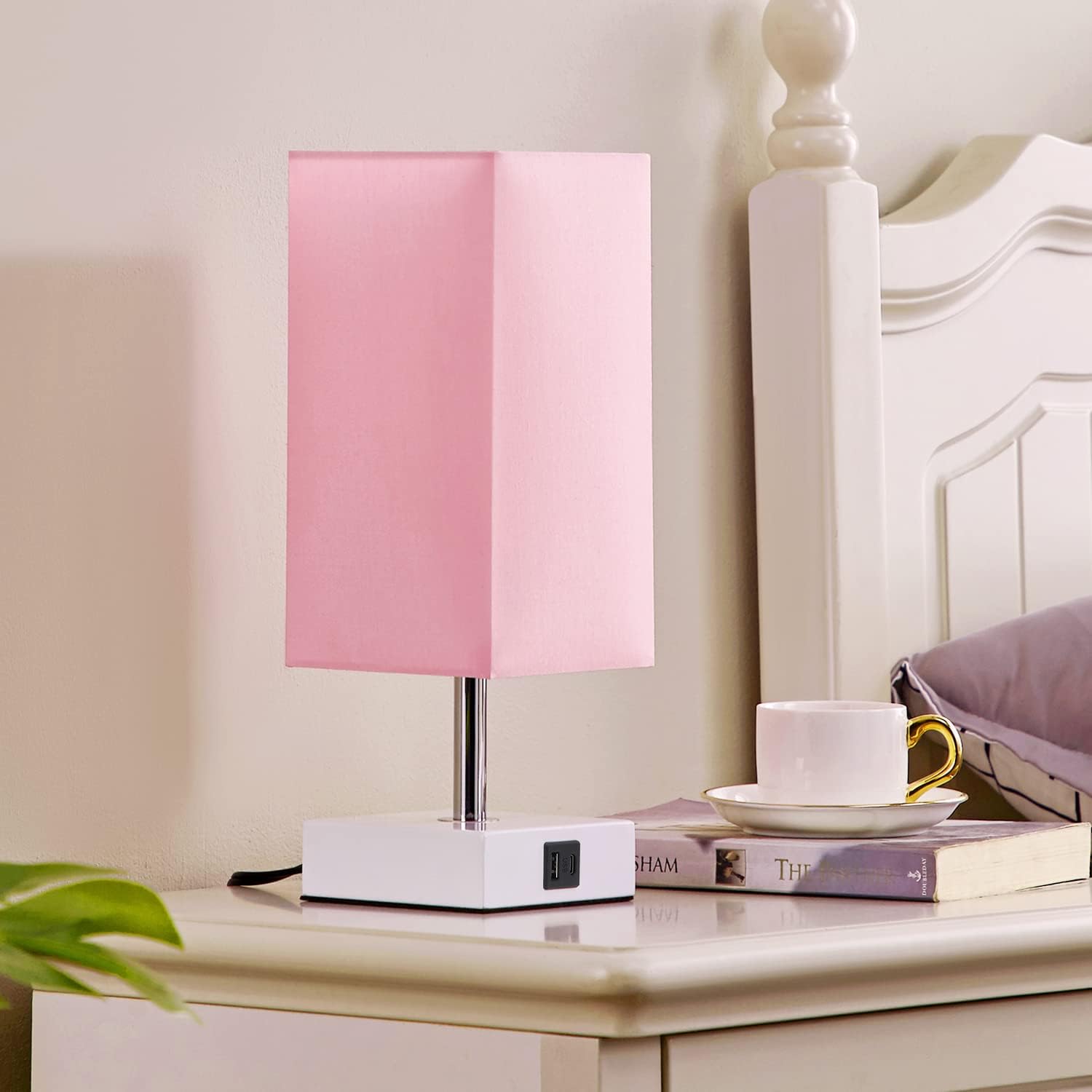 Detalle 1 de Touch Table Lamp with USB-A and USB-C Ports