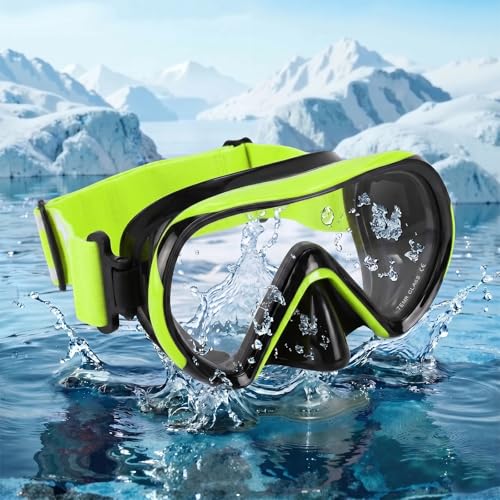 Thumbnail 6 de HIKOTEY Kinder Taucherbrille mit Stoffband – 180° Panorama, Anti-Nebel, Anti-Leck
