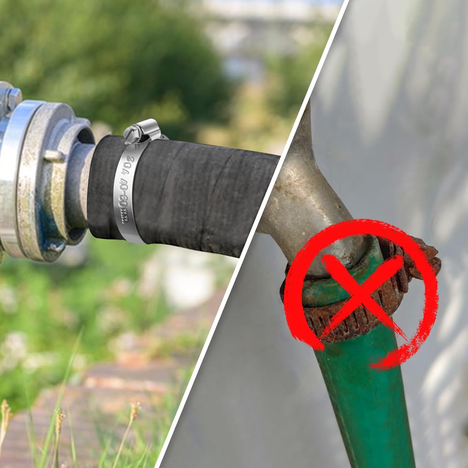 Thumbnail 4 de Bolatus Schlauchschellen 80-100mm, 2 Stück – 304 Edelstahl, verstellbar