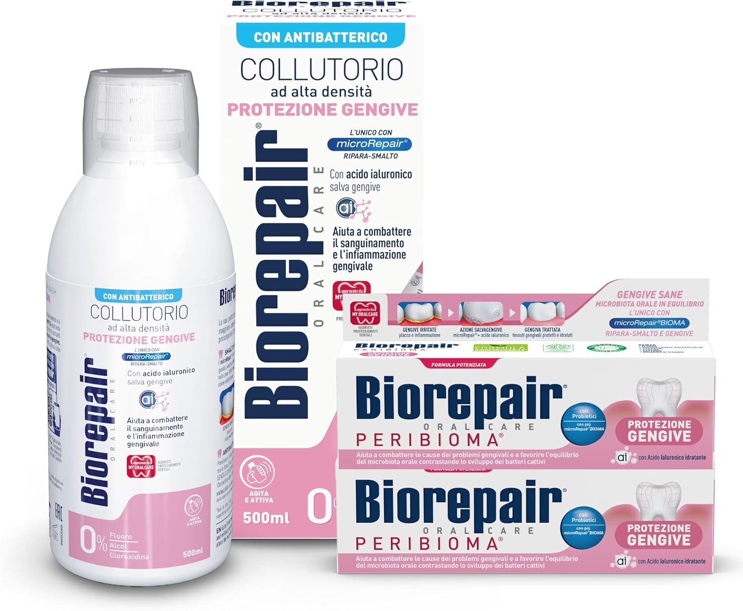 Detalle de Biorepair Kit Protezione Gengive 500ml