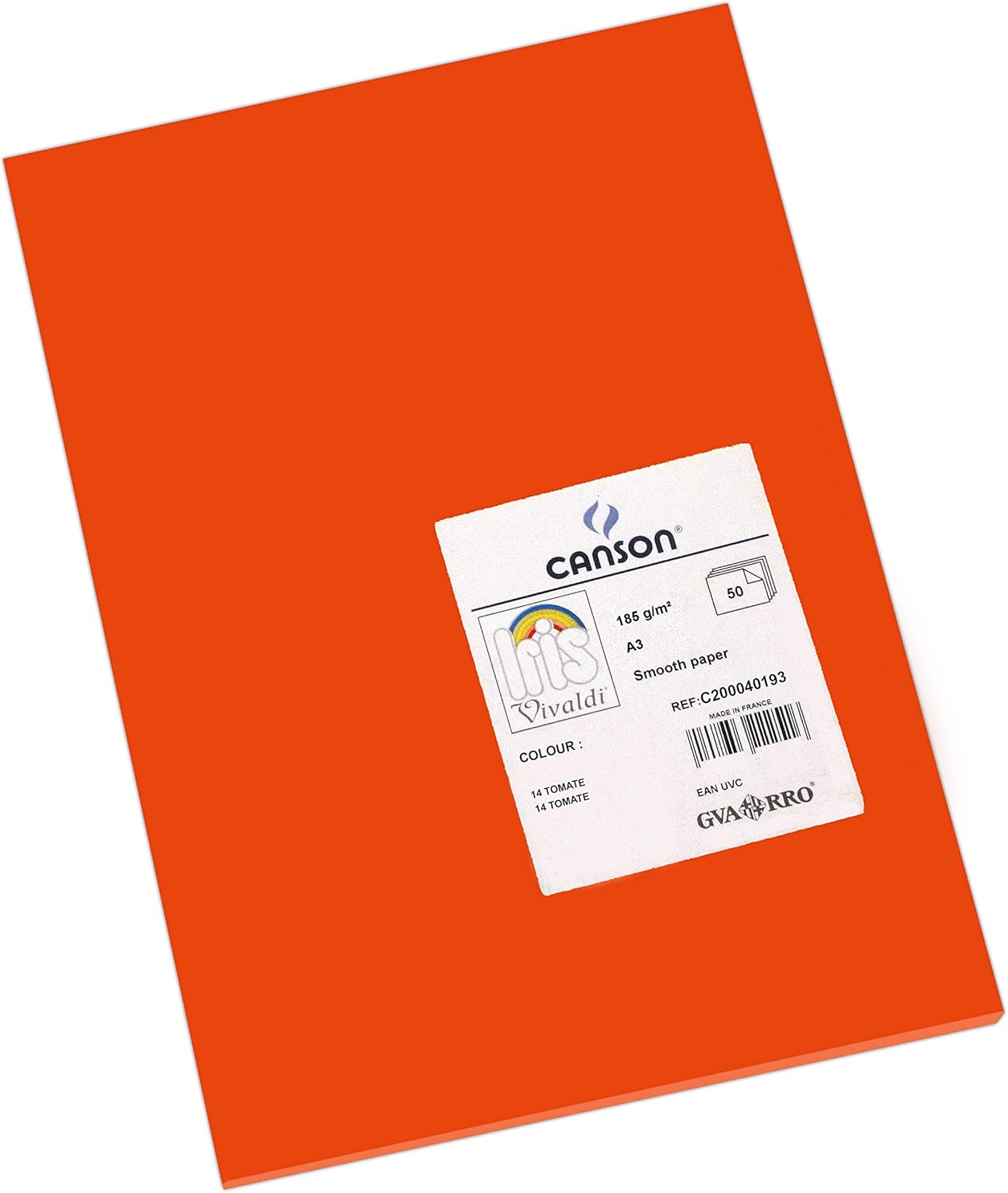 Thumbnail 2 de Canson Iris Vivaldi – 50 feuilles de papier couleur A3 185 g/m², crème