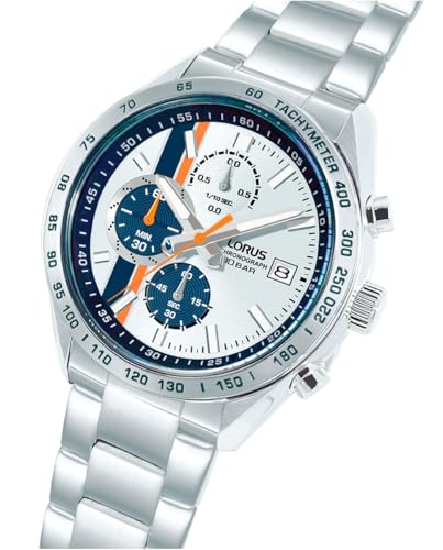 Detalle 2 de Lorus RM399JX9: Reloj analógico para hombre con correa de acero inoxidable