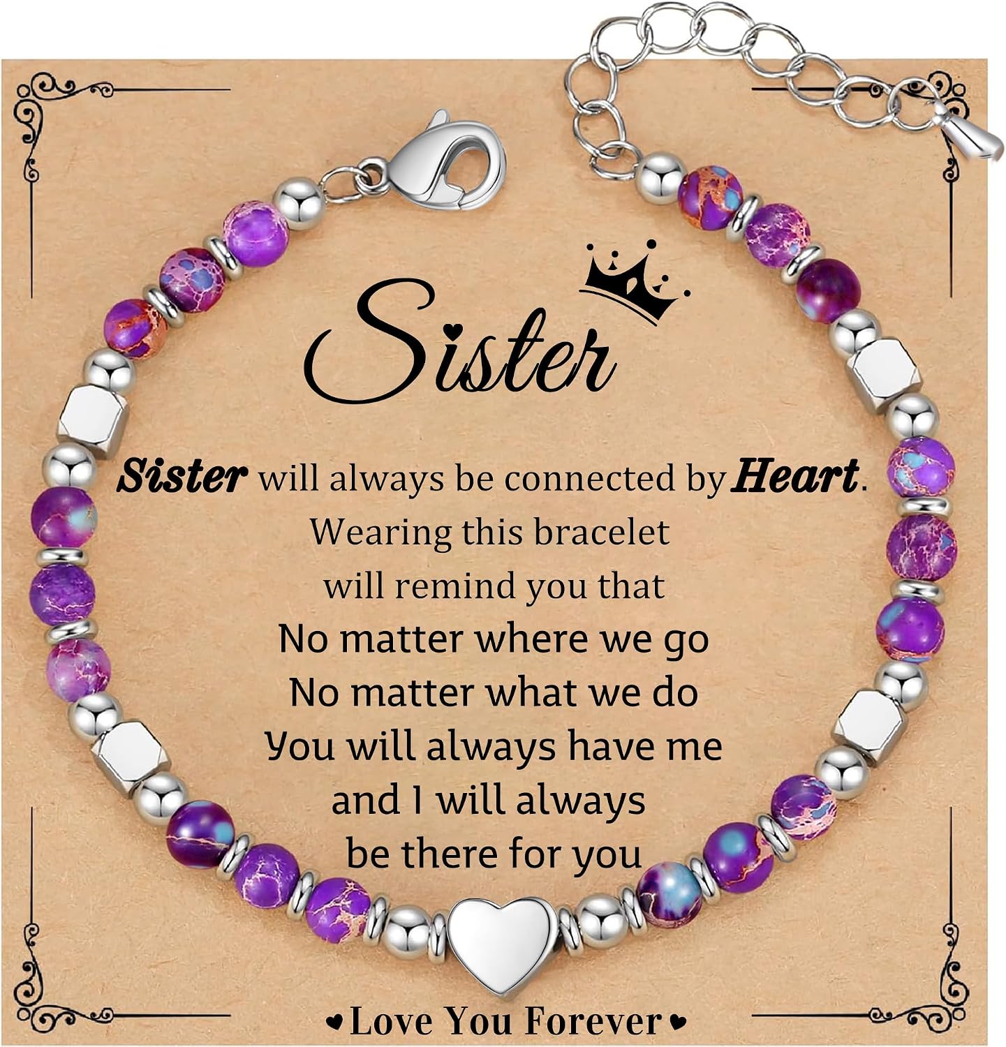 Detalle de Beaded Bracelet, 16+5 cm