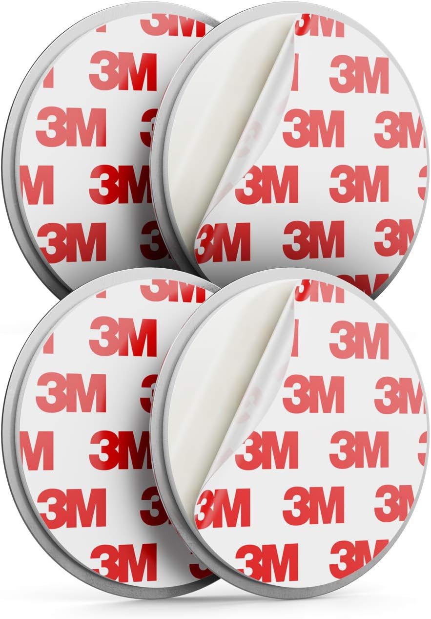 Detalle de deleyCON MK3559 magnetische rookmelderhouder, zelfklevend, 65 mm, 2 stuks