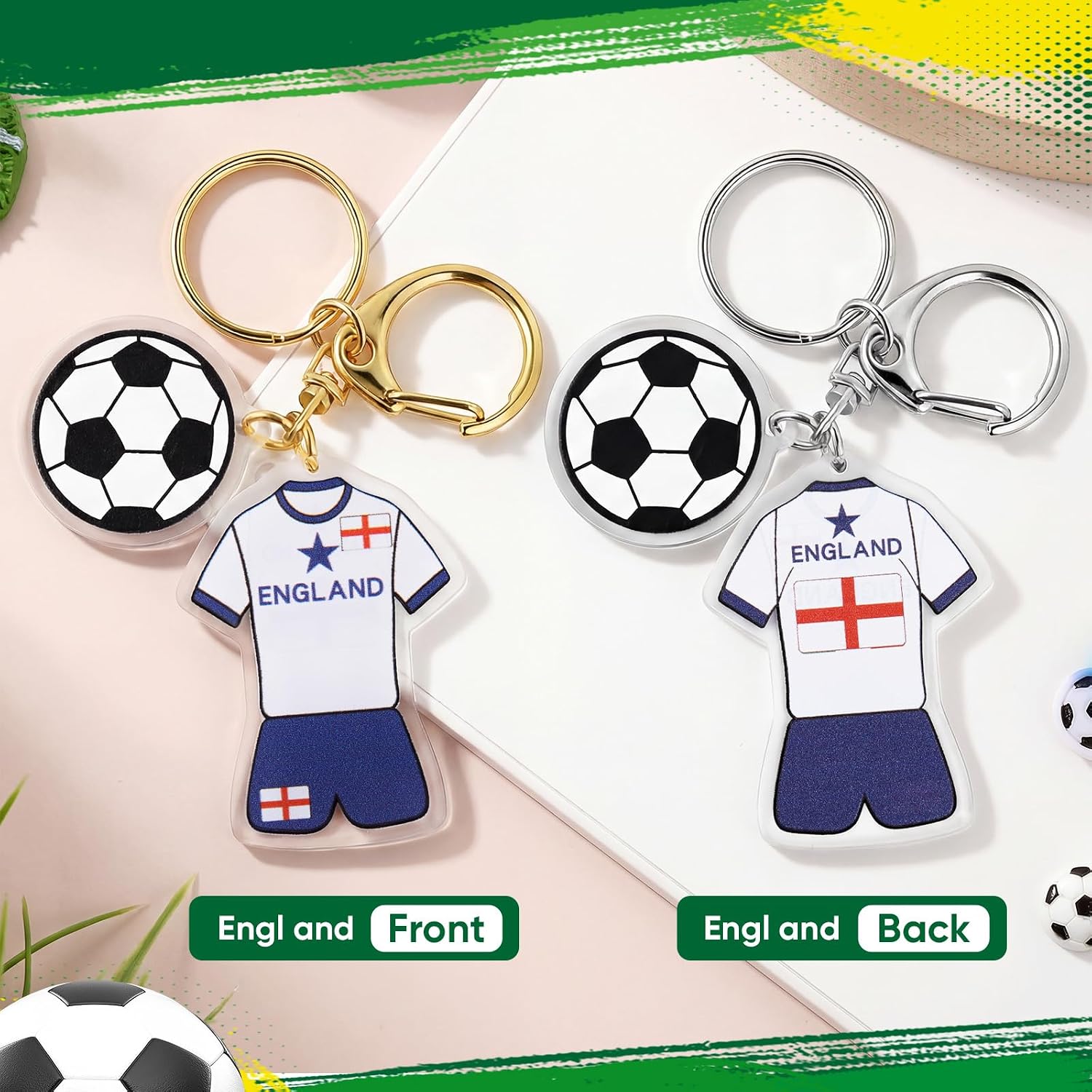 Detalle de Uixitoil Soccer Keychain Acrylic
