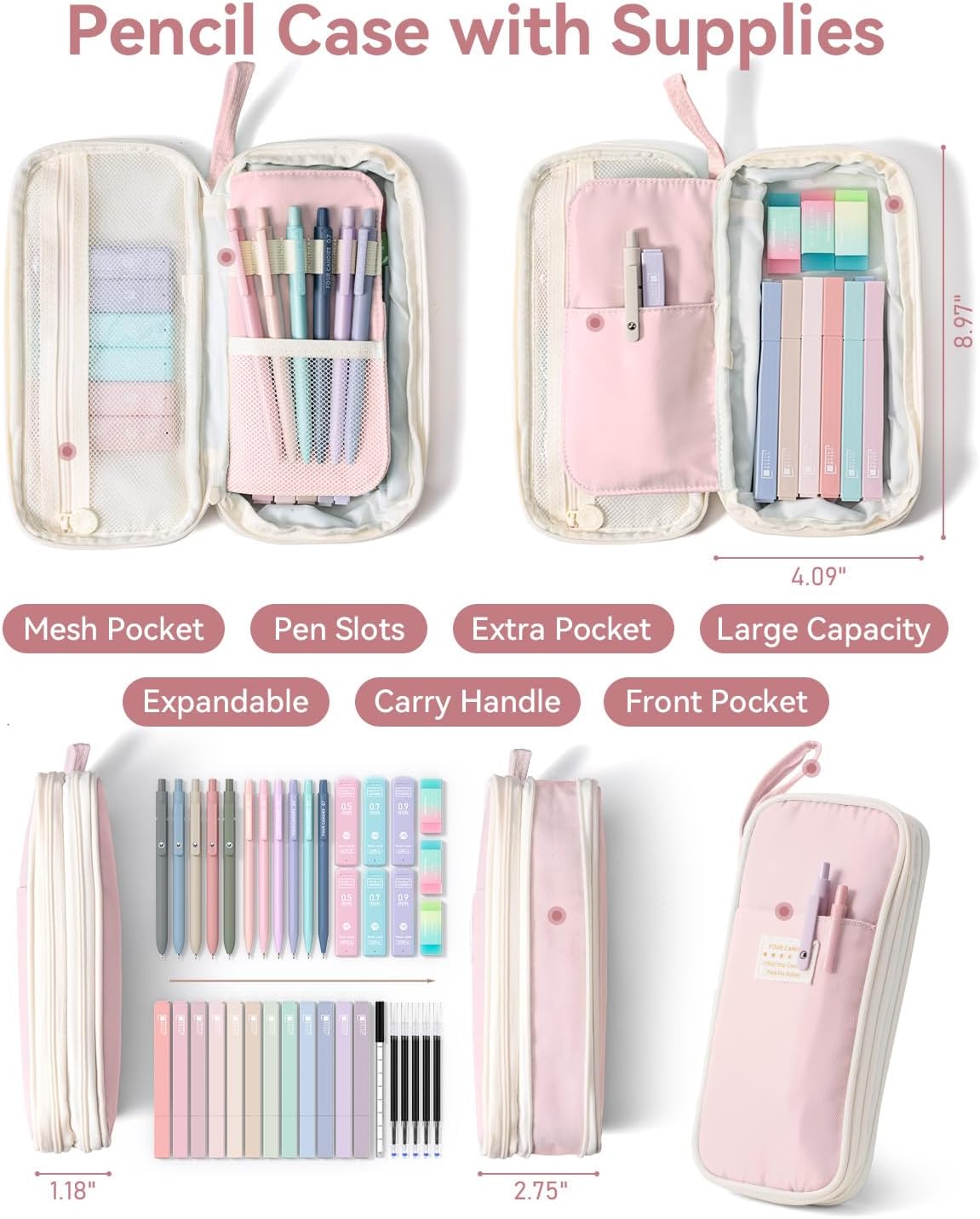 Detalle 2 de Four Candies 39 PCS stationery set