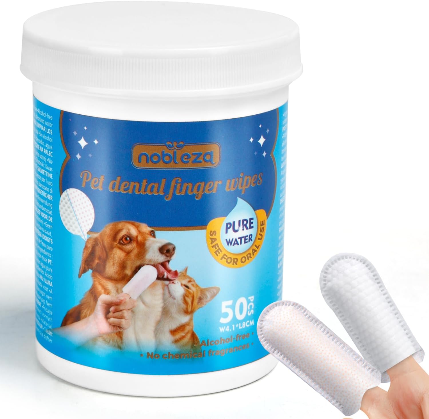 Nobleza Salviette per Dita 50 pezzi