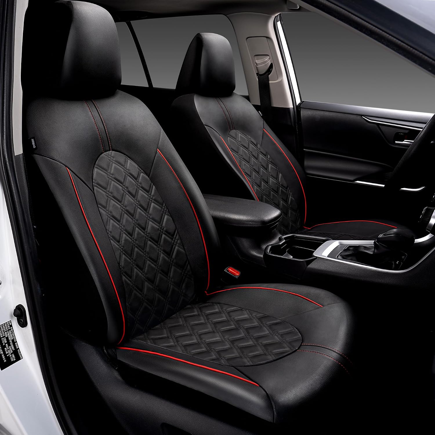 Detalle 2 de CAROMOP Luxury PU Leather Seat Covers 25min